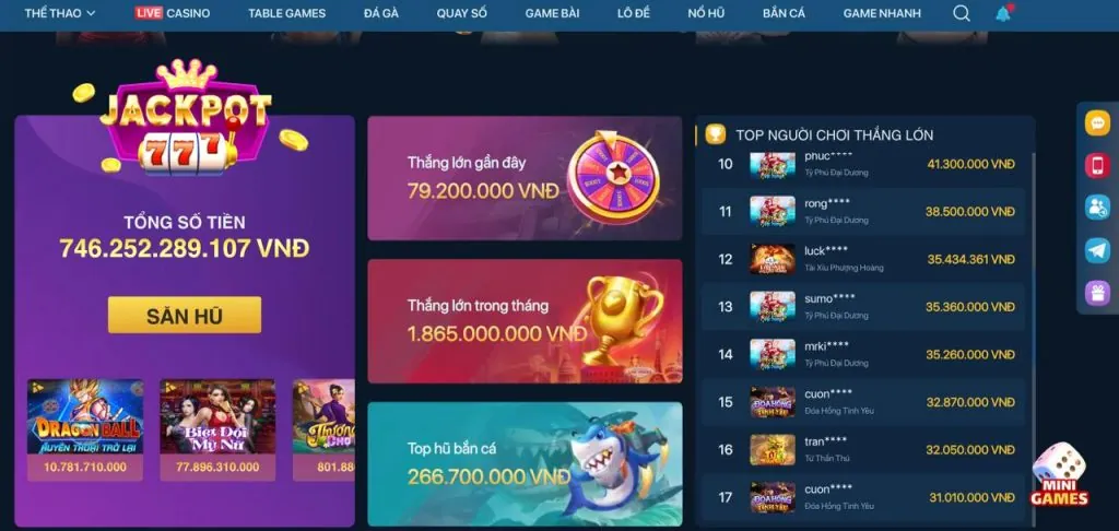 Khuyến mãi đặc biệt theo sự kiện Lucky6868